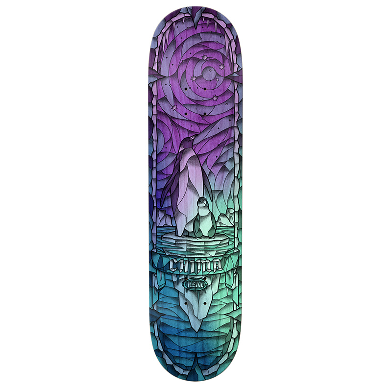 Real Chima Chromatic Cathedral Skateboard Deck 8.12 Real Chima Chromatic Cathedral Skateboard Deck 8.12