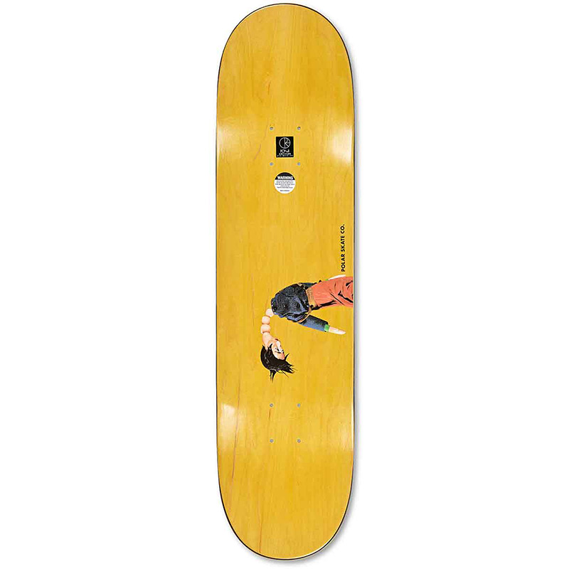 Polar Roman Gonzalez Lorca Skateboard Deck White 8.25 Polar Roman Gonzalez Lorca Skateboard Deck White 8.25