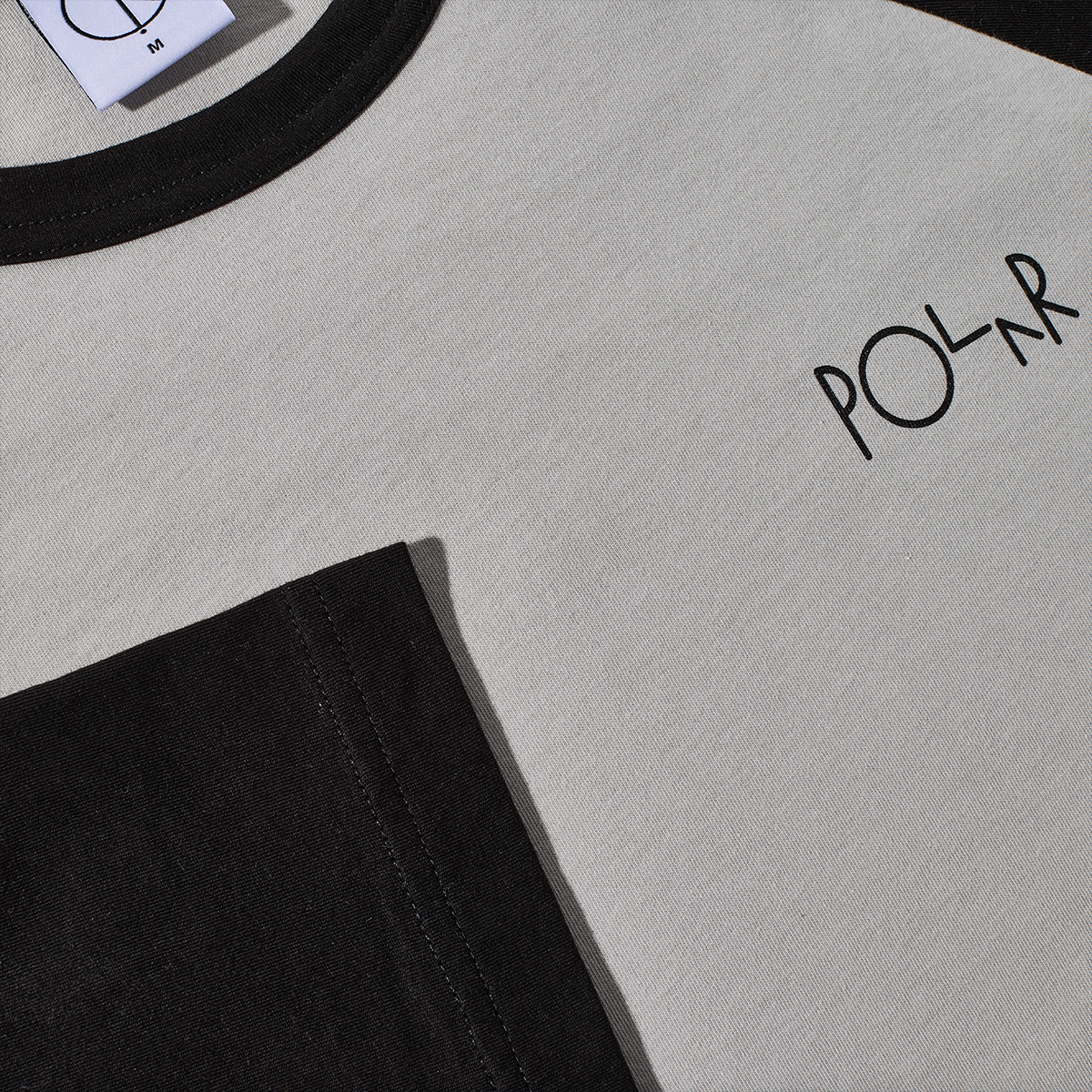 Polar 3/4 Sleeve T-shirt Black/Silver
