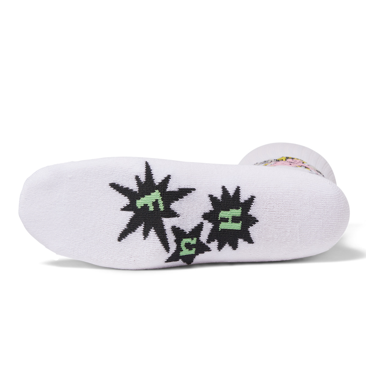 HUF Cupid Crew Sock White