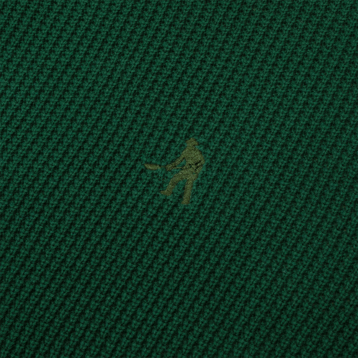 Pass Port Organic Cotton Waffle Knit Sweater Dark Green Pass Port Organic Cotton Waffle Knit Sweater Dark Green