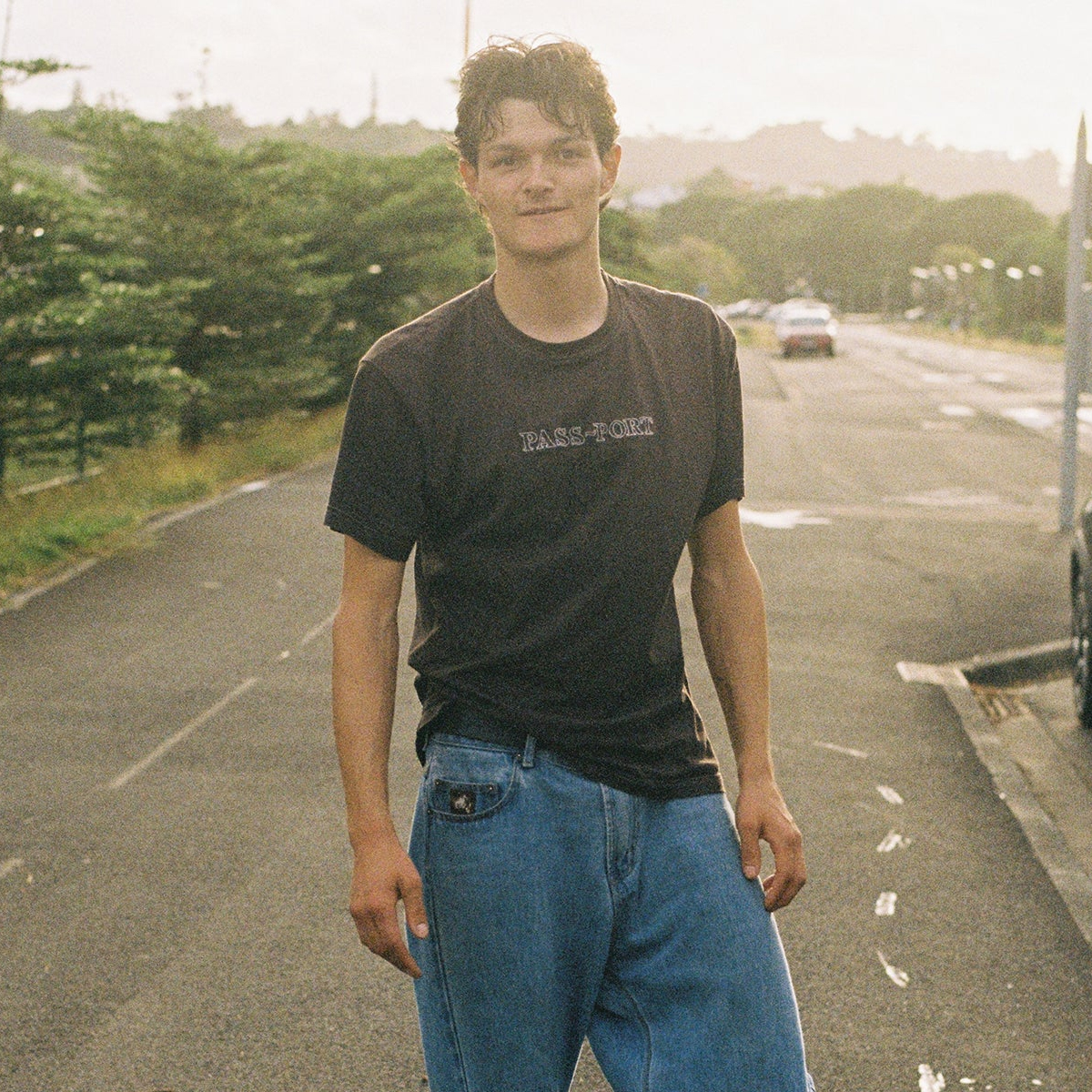 Pass Port Official Organic Cotton T-Shirt Black