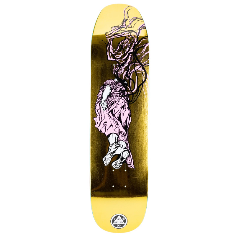 Welcome Transcend on Son of Moontrimmer Skateboard Deck Gold Foil 8.21