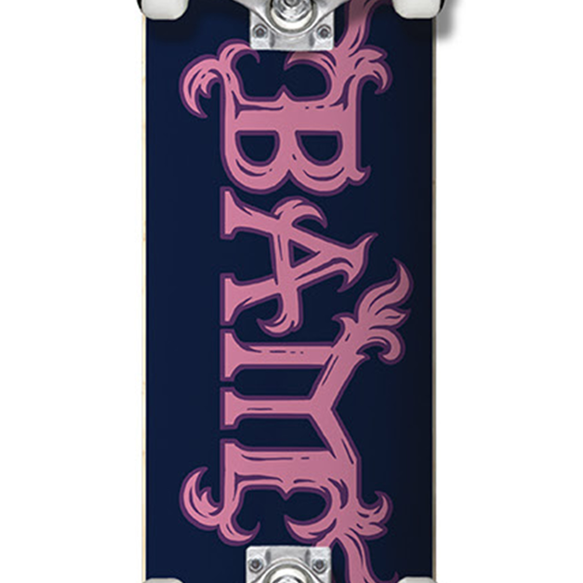 The Heart Supply Bam Margera Growth Pro Complete Skateboard Blue/Pink 7.5