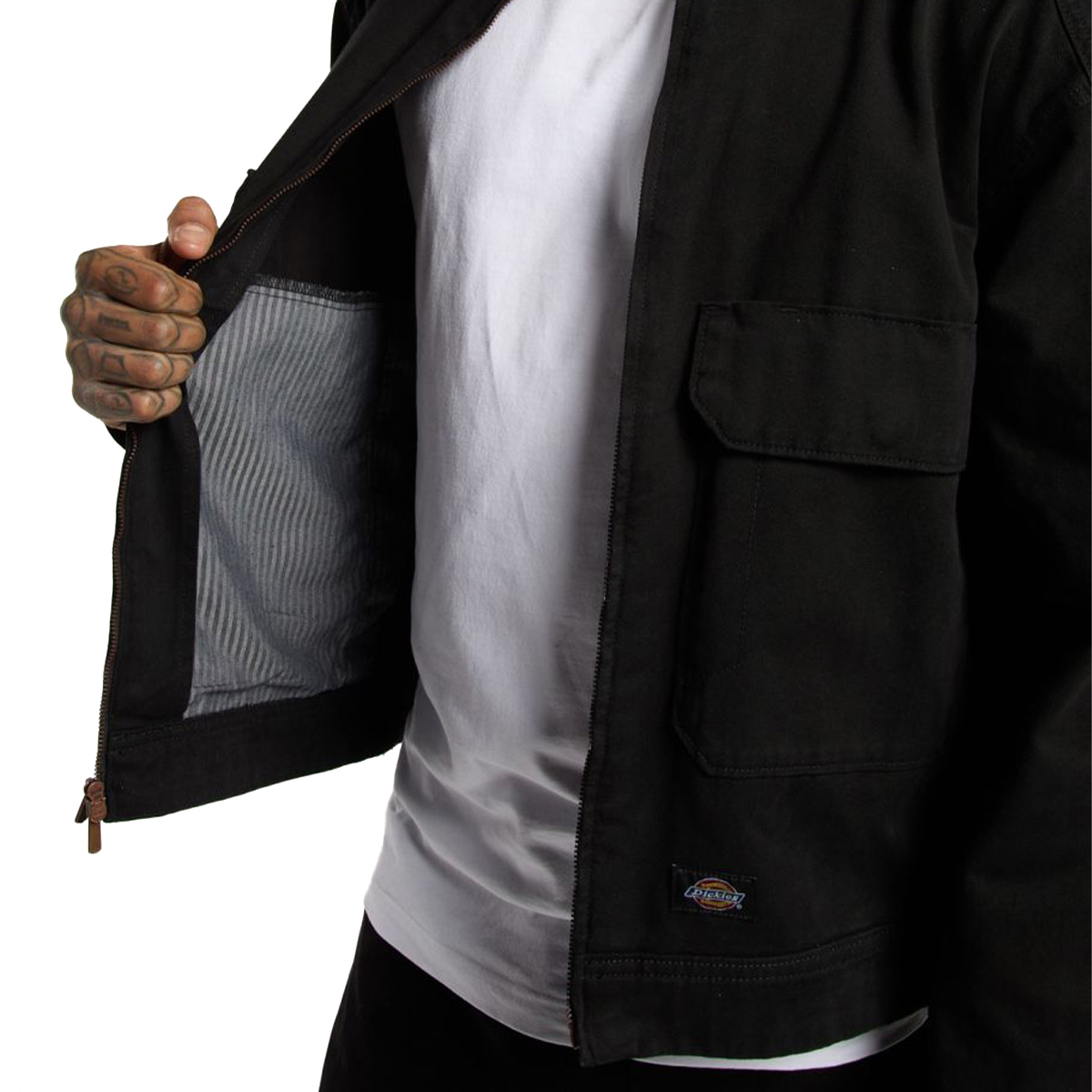 Dickies Fort Smith Trucker Jacket Black Dickies Fort Smith Trucker Jacket Black