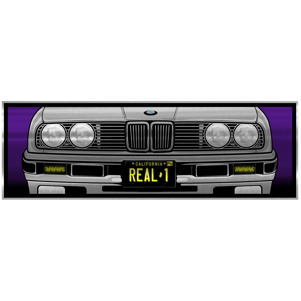 Real Grille 6 Inch Sticker Medium