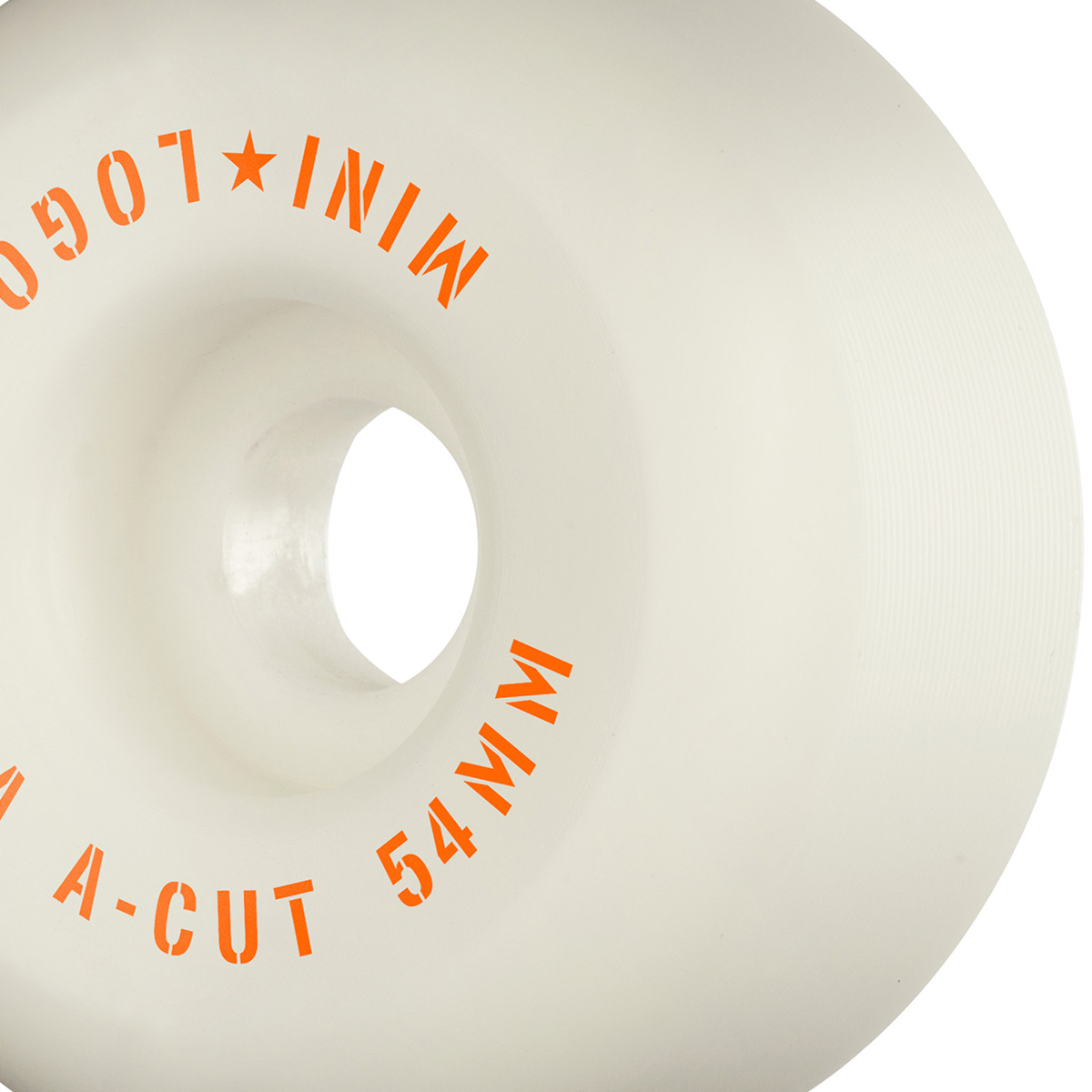 Mini Logo A-Cut-2 Wheels 101A White 54mm