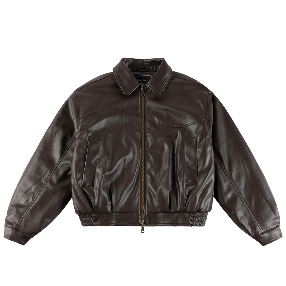 Dime Debossed Wavy Jacket Brown Dime Debossed Wavy Jacket Brown