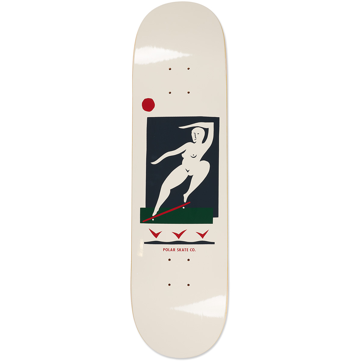 Polar Team Bs Smith Skateboard Deck Cream 8.375 Polar Team Bs Smith Skateboard Deck Cream 8.375