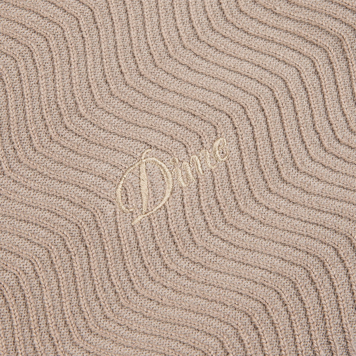 Dime Wave Cable Knit Sweater Tan Dime Wave Cable Knit Sweater Tan