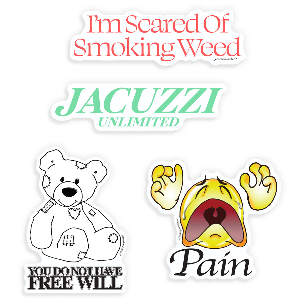 Jacuzzi Free Will Sticker