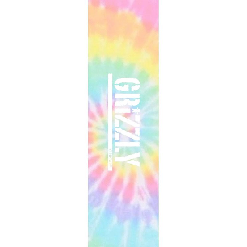 Grizzly Tie-Dye Stamp Griptape Sheet Pastel 5 Grizzly Tie-Dye Stamp Griptape Sheet Pastel 5