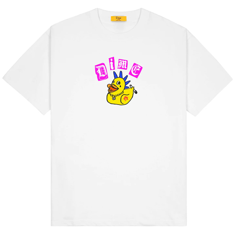 Dime Rebel T-Shirt White