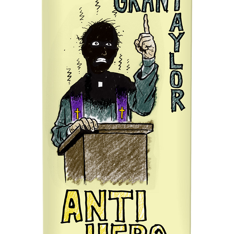 Anti Hero Taylor Non Sequitur Skateboard Deck 8.5 Anti Hero Taylor Non Sequitur Skateboard Deck 8.5
