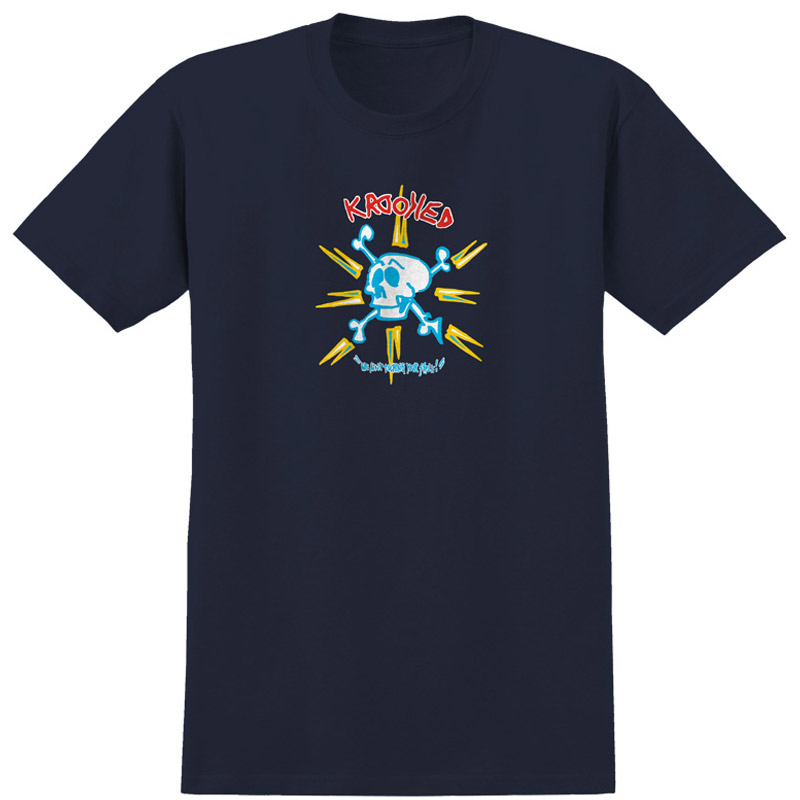Krooked Style T-Shirt Navy