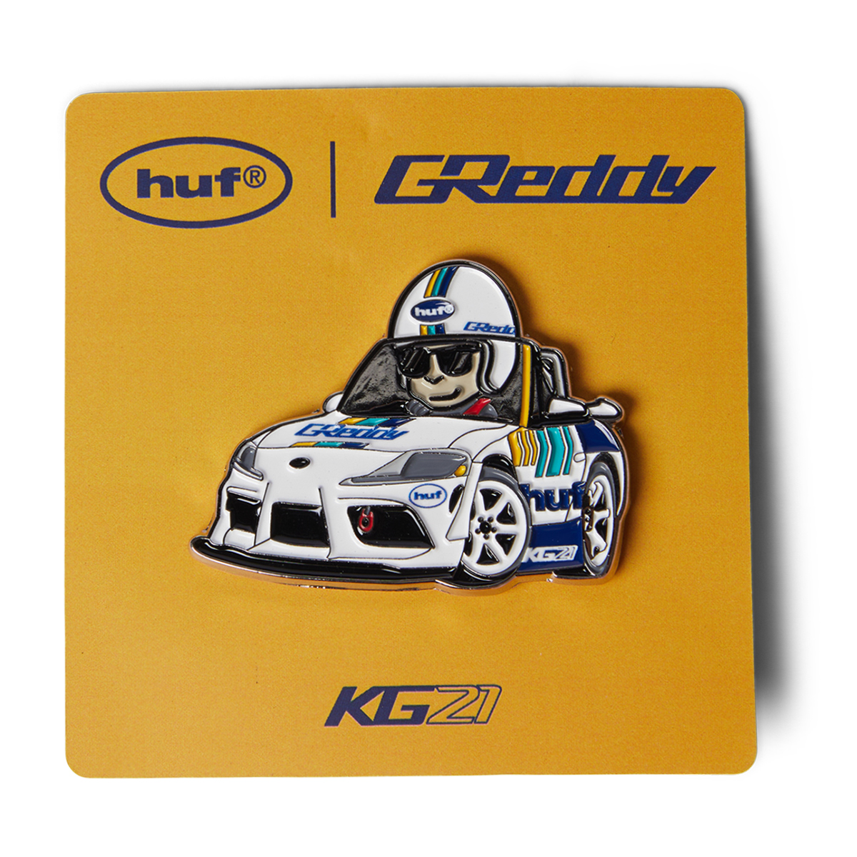 HUF x Greddy Gushi Pin