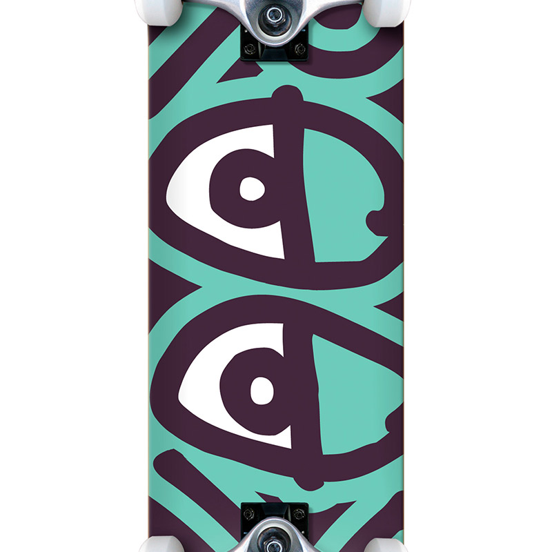 Krooked Eyes III Complete Skateboard 7.3