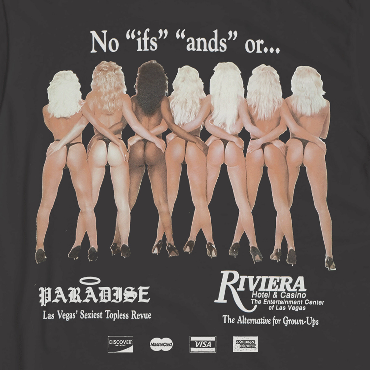 Paradise NYC No Ifs And Or..T-shirt Black Paradise NYC No Ifs And Or..T-shirt Black