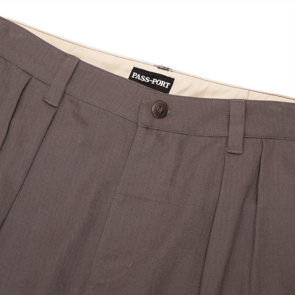 Pass Port Herringbone Leagues Club Pant Dusty Brown