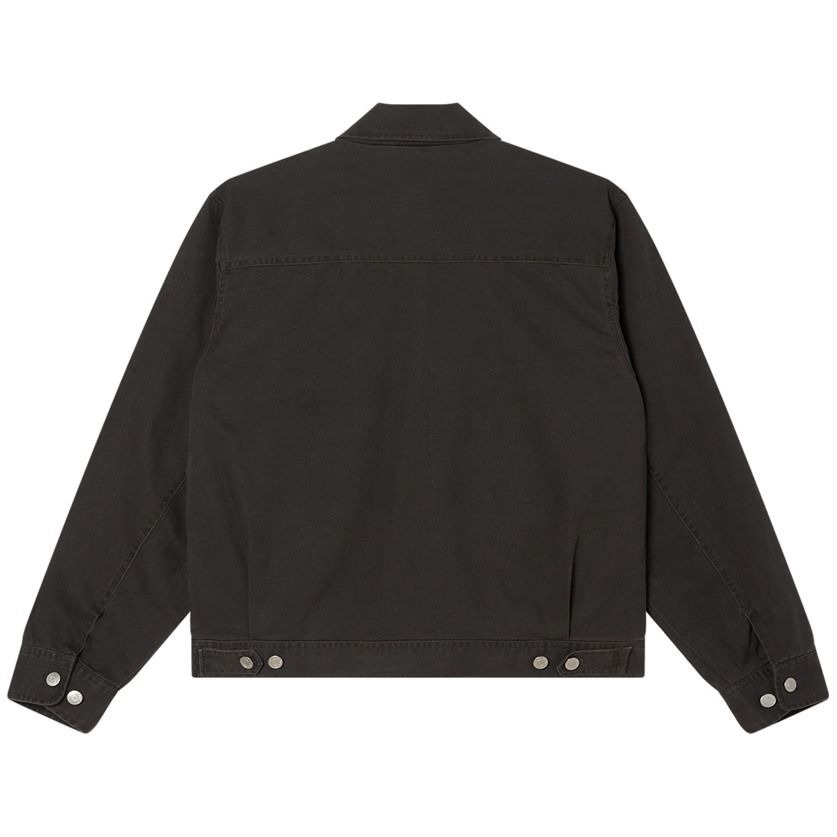 Obey Walter Work Jacket Black Faded Wash