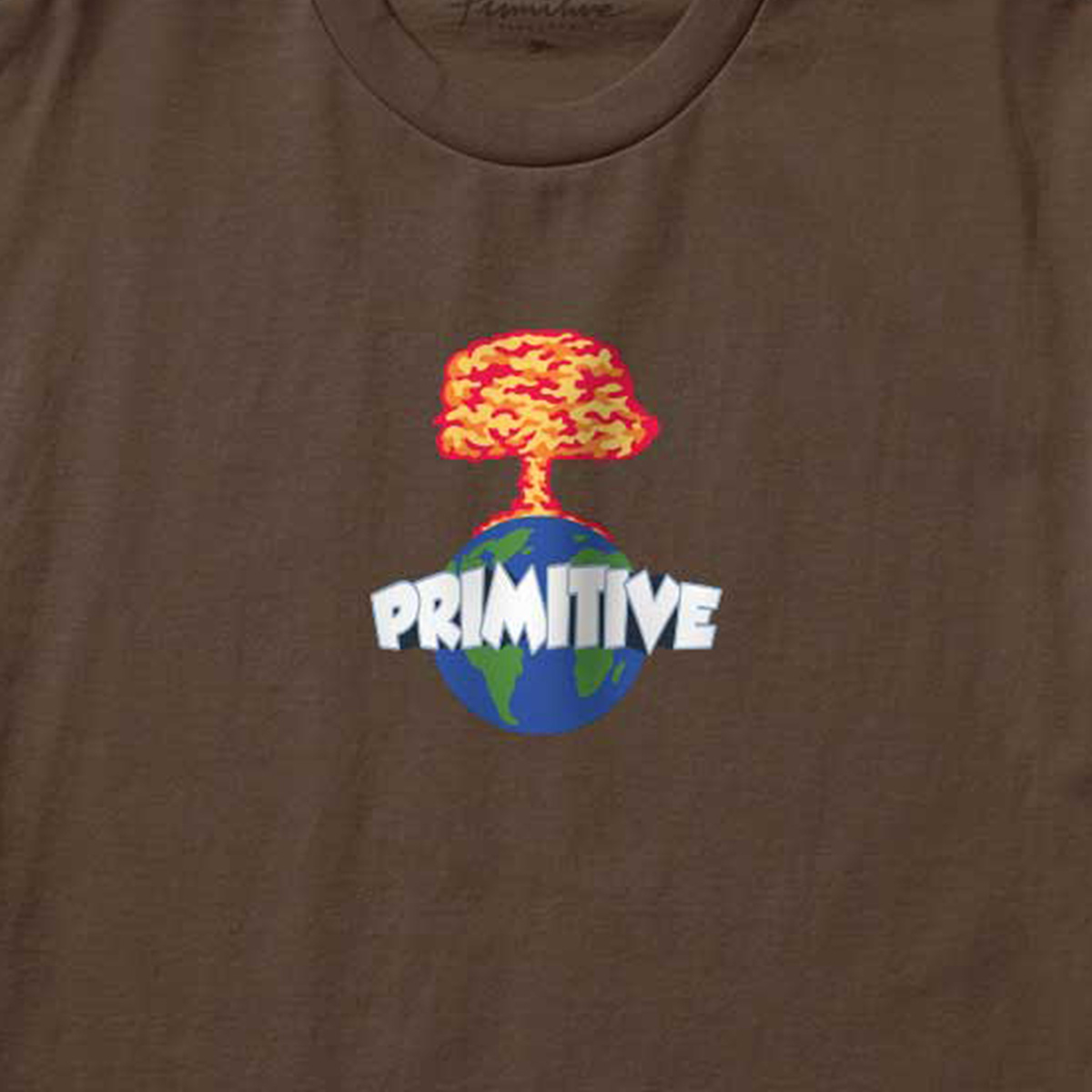 Primitive Oops T-Shirt Brown Primitive Oops T-Shirt Brown