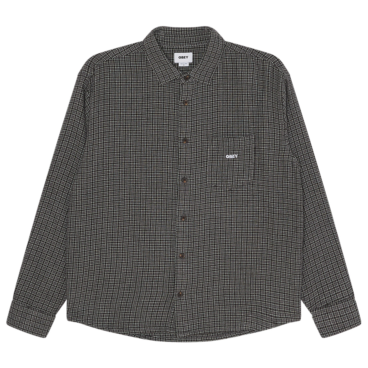 Obey Bigwig Jack Longsleeve Shirt Black