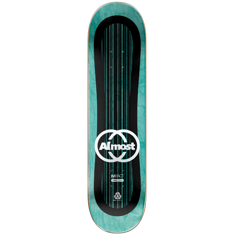 Almost Mullen Bauhaus Impact Light Skateboard Deck 8.0 Almost Mullen Bauhaus Impact Light Skateboard Deck 8.0