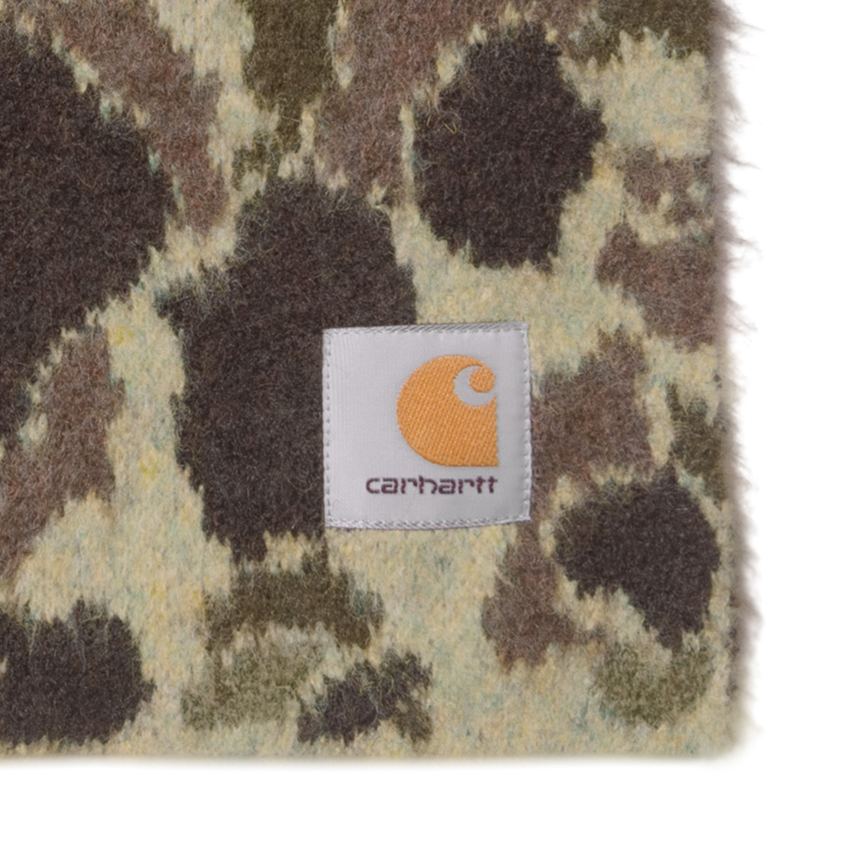 Carhartt WIP Palmer Scarf Camo Duck Jacquard Green | Skatestore
