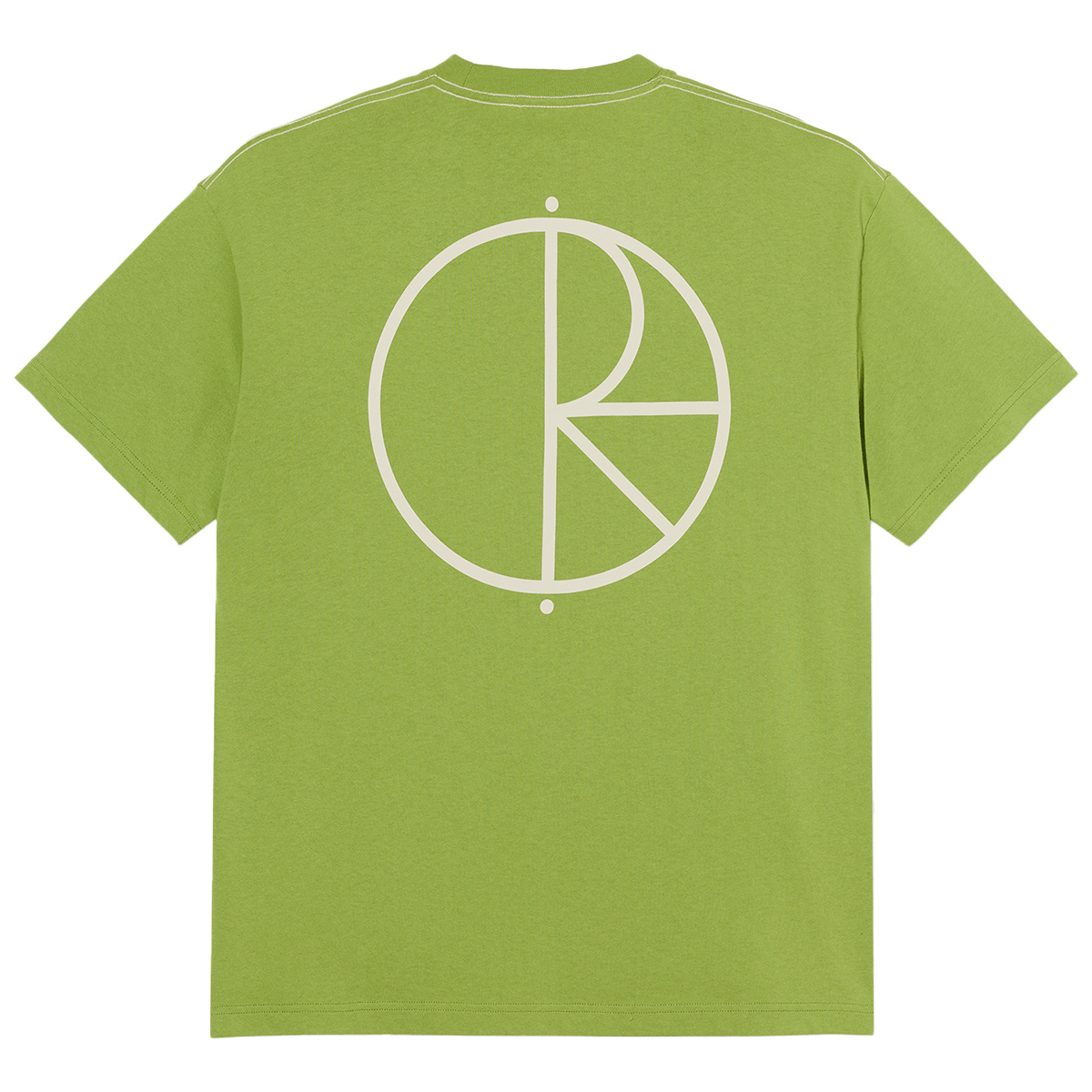Polar Contrast T-Shirt Stroke Logo Peridot