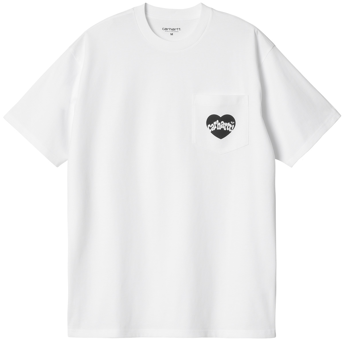 Carhartt WIP Amour Pocket T-Shirt White/Black - Main Image
