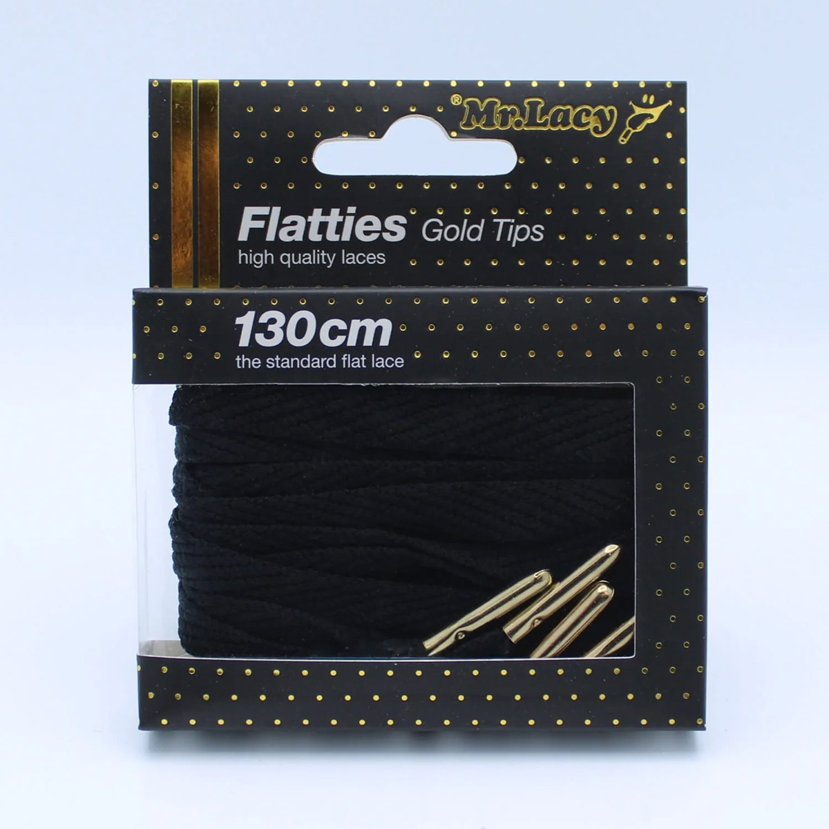 Mr.Lacy Flatties Metal Tip Black/Gold Mr.Lacy Flatties Metal Tip Black/Gold