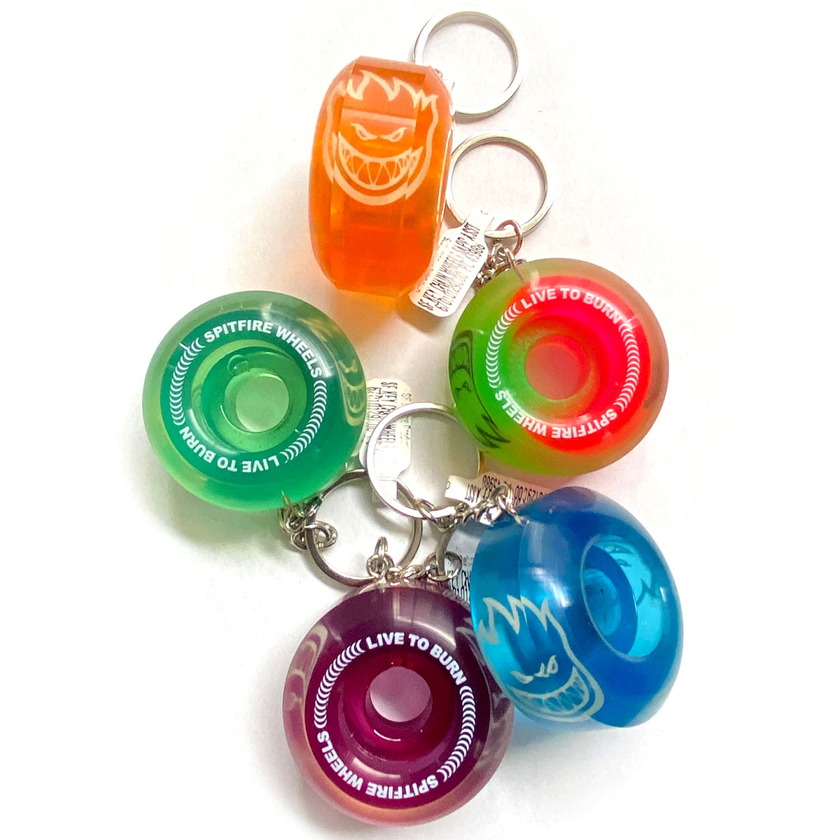 Spitfire Sapphire Wheel Key Chain Assorted Spitfire Sapphire Wheel Key Chain Assorted