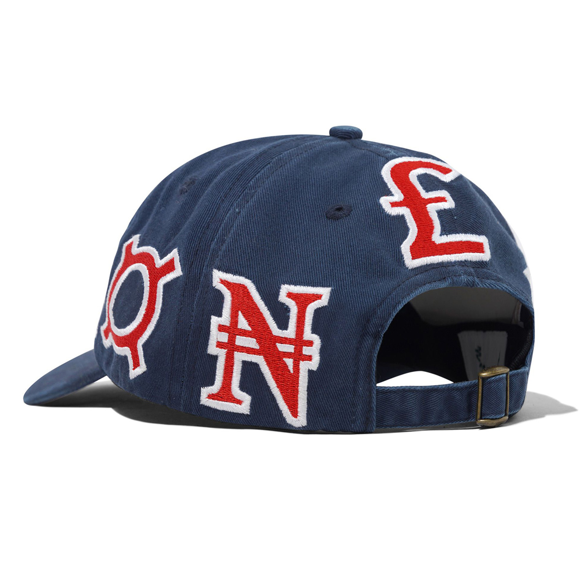 Cash Only Currency 6 Panel Cap Navy