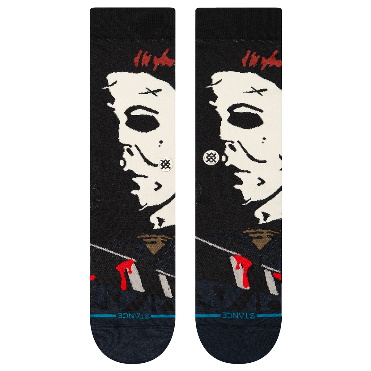 Stance Michael Myers Crew Socks Navy Stance Michael Myers Crew Socks Navy