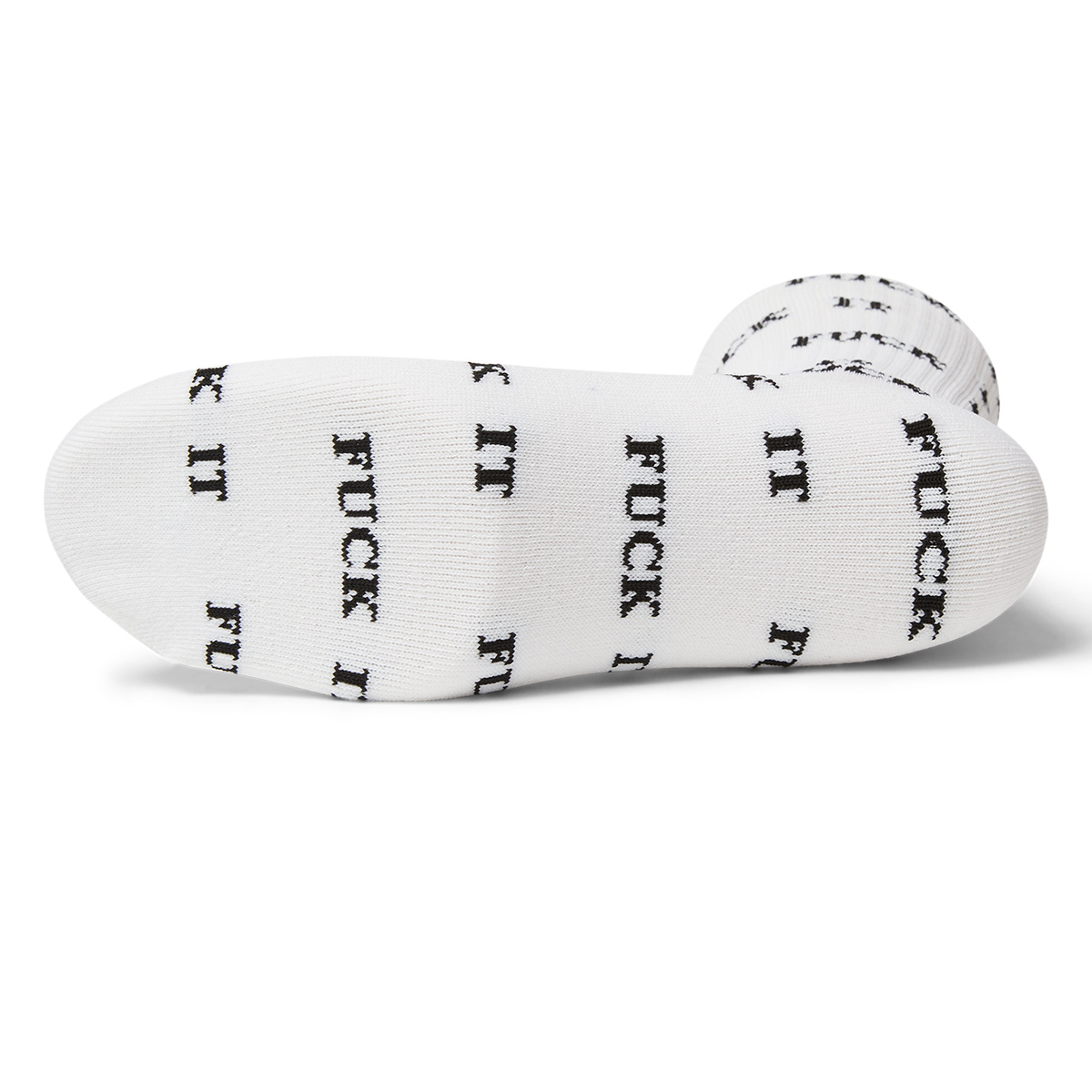 HUF Fuck It Glow Sock White