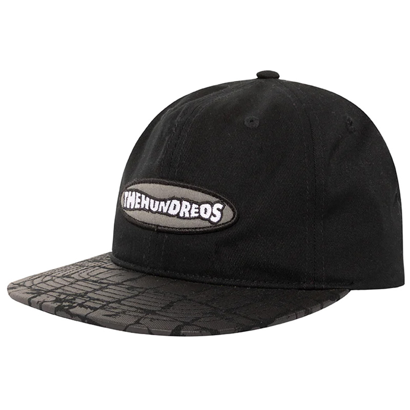 The Hundreds Croc Snapback Cap Black