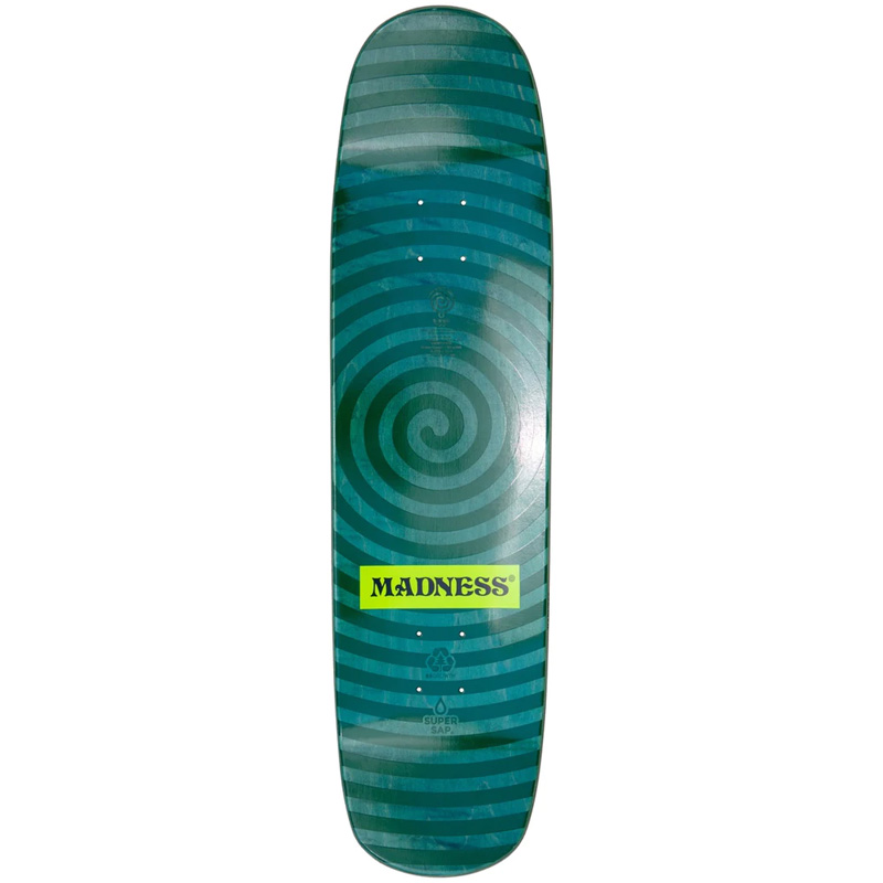 Madness Mind Control Super Sap R7 Skateboard Deck Black/White 8.375 Madness Mind Control Super Sap R7 Skateboard Deck Black/White 8.375