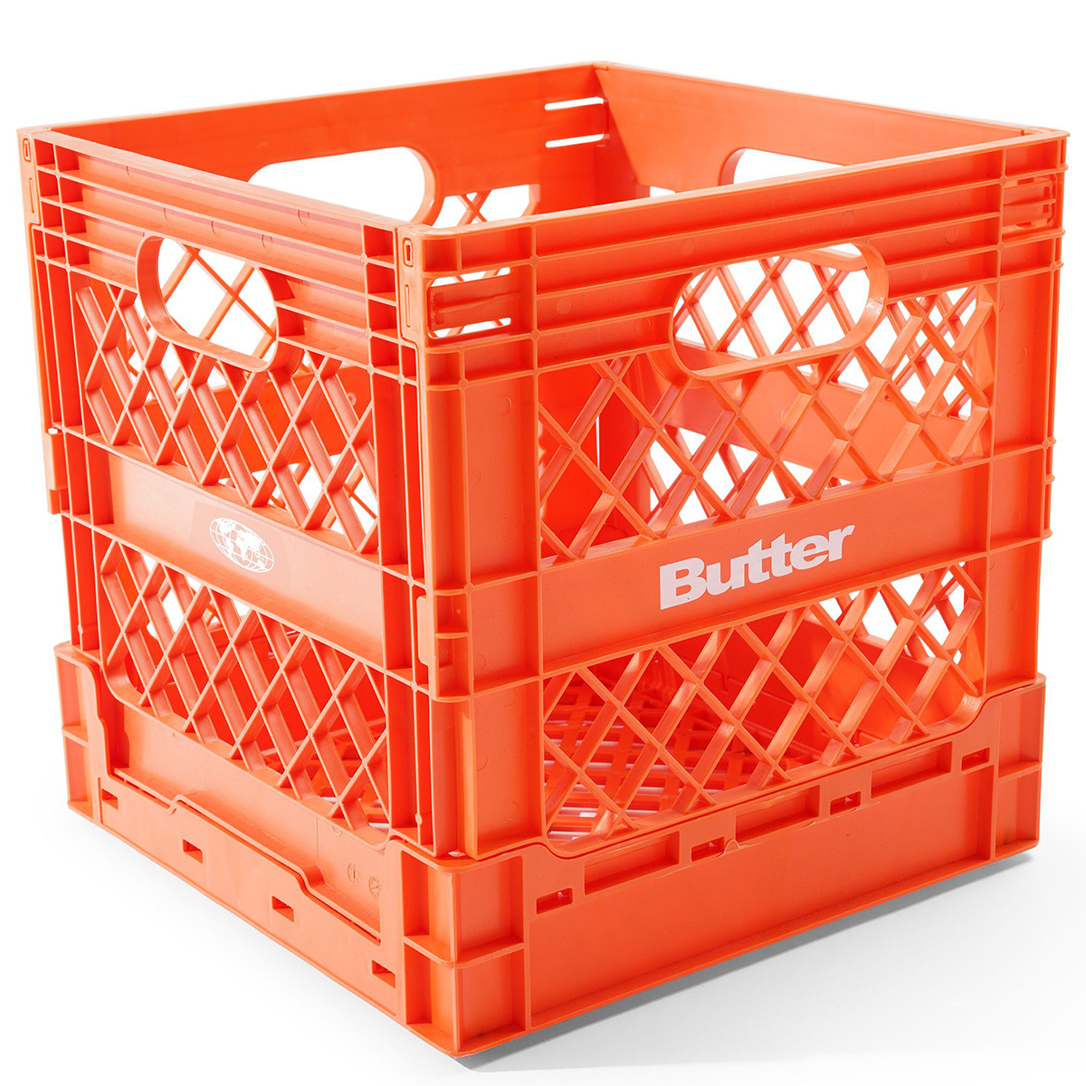 Butter Goods Collapsable Record Crate Orange