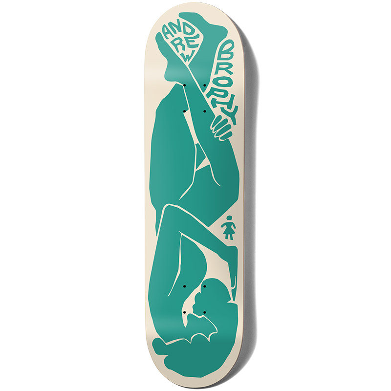 Girl Brophy Contour Curves Skateboard Deck 8.0 Girl Brophy Contour Curves Skateboard Deck 8.0