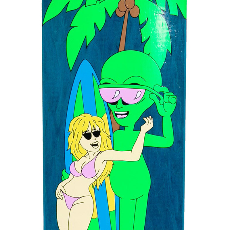 RIPNDIP Beach Boys Skateboard Deck Aqua 8.0 RIPNDIP Beach Boys Skateboard Deck Aqua 8.0