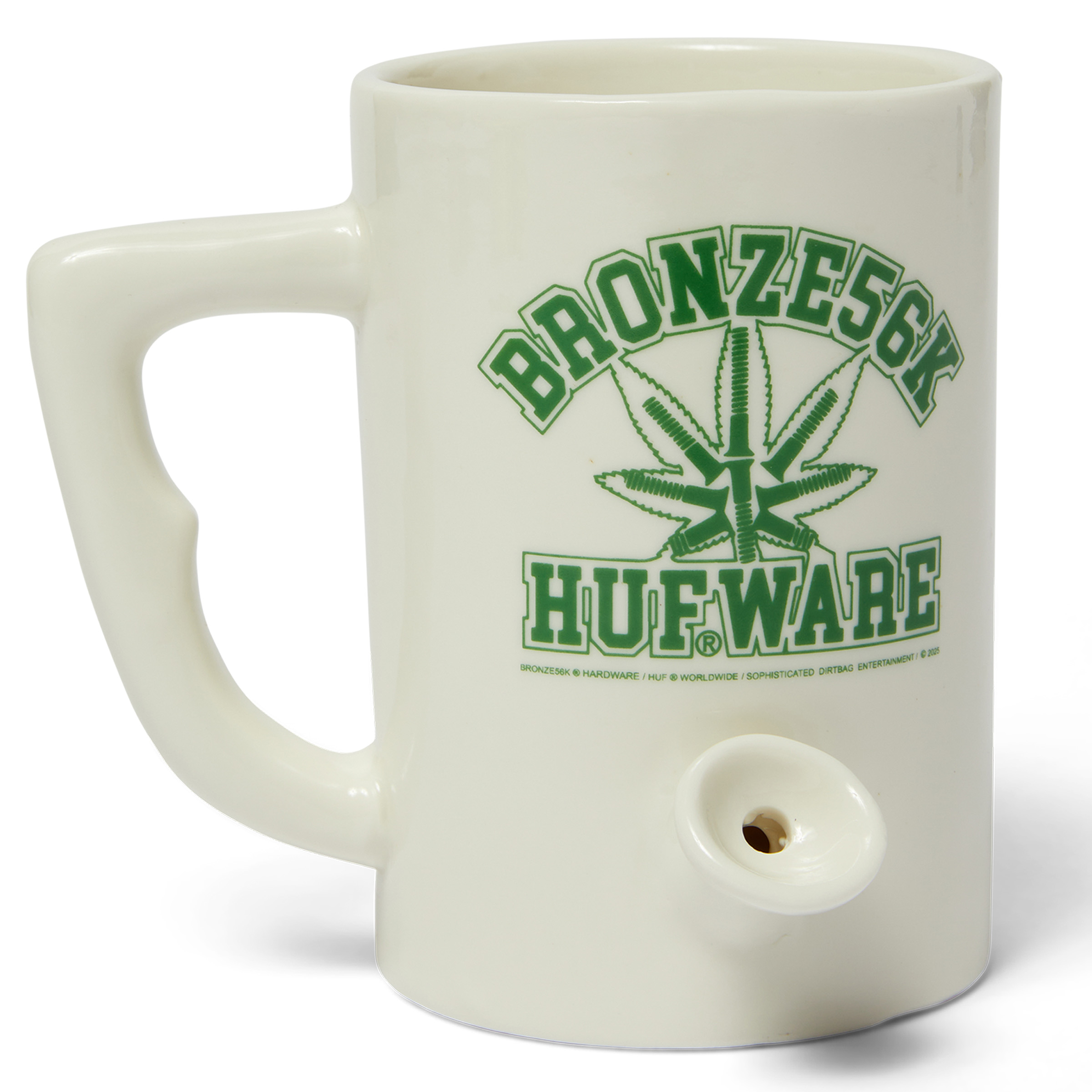 HUF X Bronze 56K Early Riser Mug White HUF X Bronze 56K Early Riser Mug White