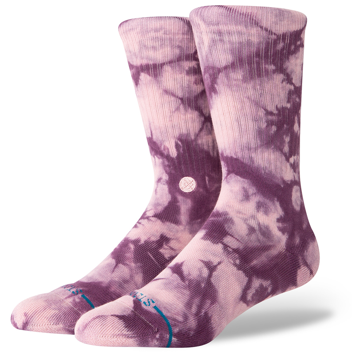 Stance Tied Up Crew Socks Rose