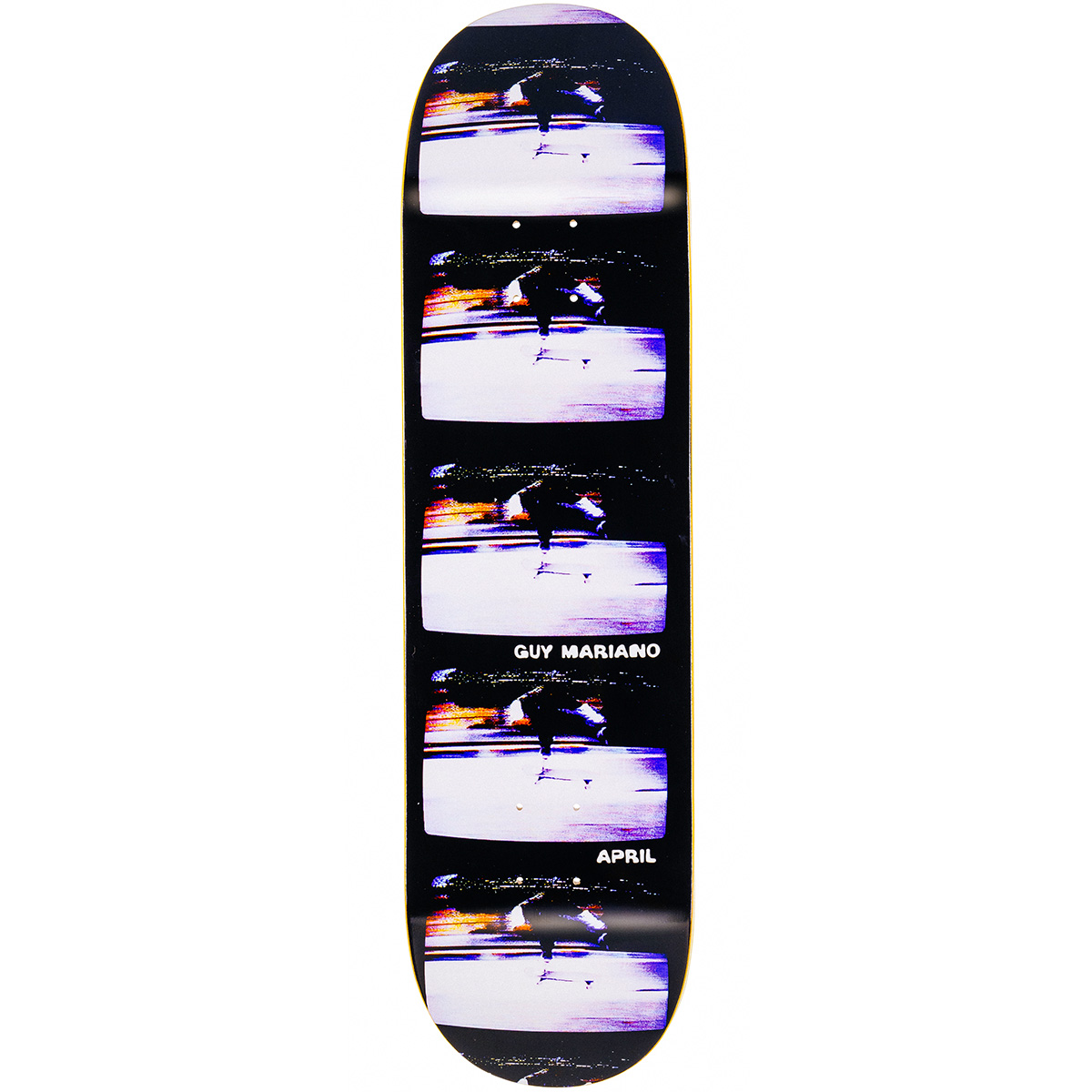 April Guy Mariano 1990 Photo Series Skateboard Deck 8.38 April Guy Mariano 1990 Photo Series Skateboard Deck 8.38