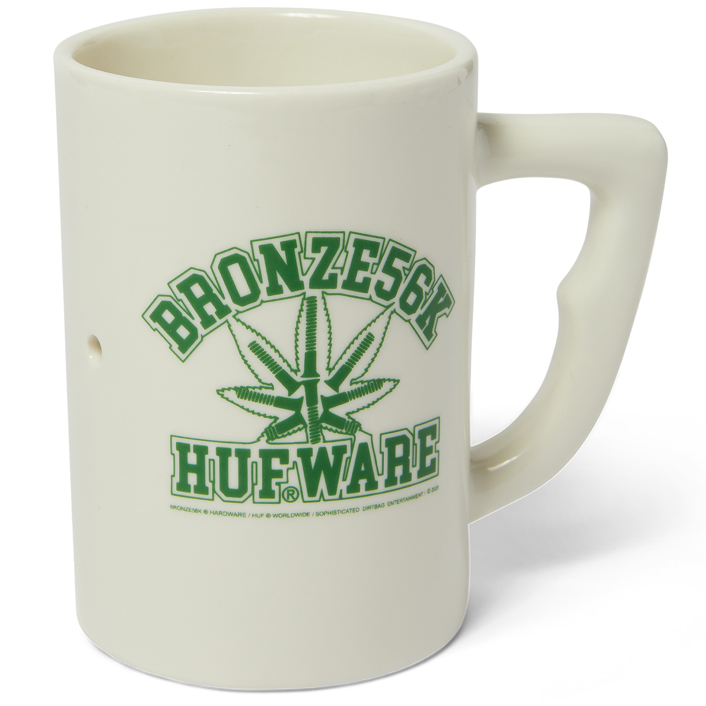 HUF X Bronze 56K Early Riser Mug White HUF X Bronze 56K Early Riser Mug White