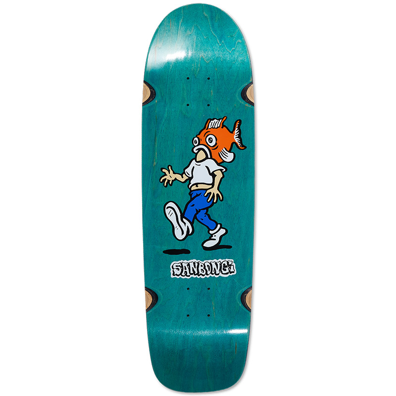 Polar Shin Sanbongi Fish Head Wheel Well Skateboard Deck Assorted Woodstain Surf Sr. 9.0 Polar Shin Sanbongi Fish Head Wheel Well Skateboard Deck Assorted Woodstain Surf Sr. 9.0