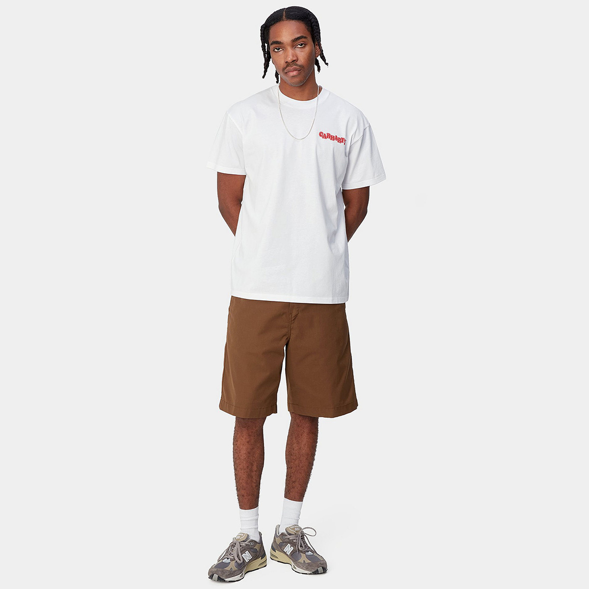 Carhartt WIP Fast Food T-Shirt White/Red Carhartt WIP Fast Food T-Shirt White/Red