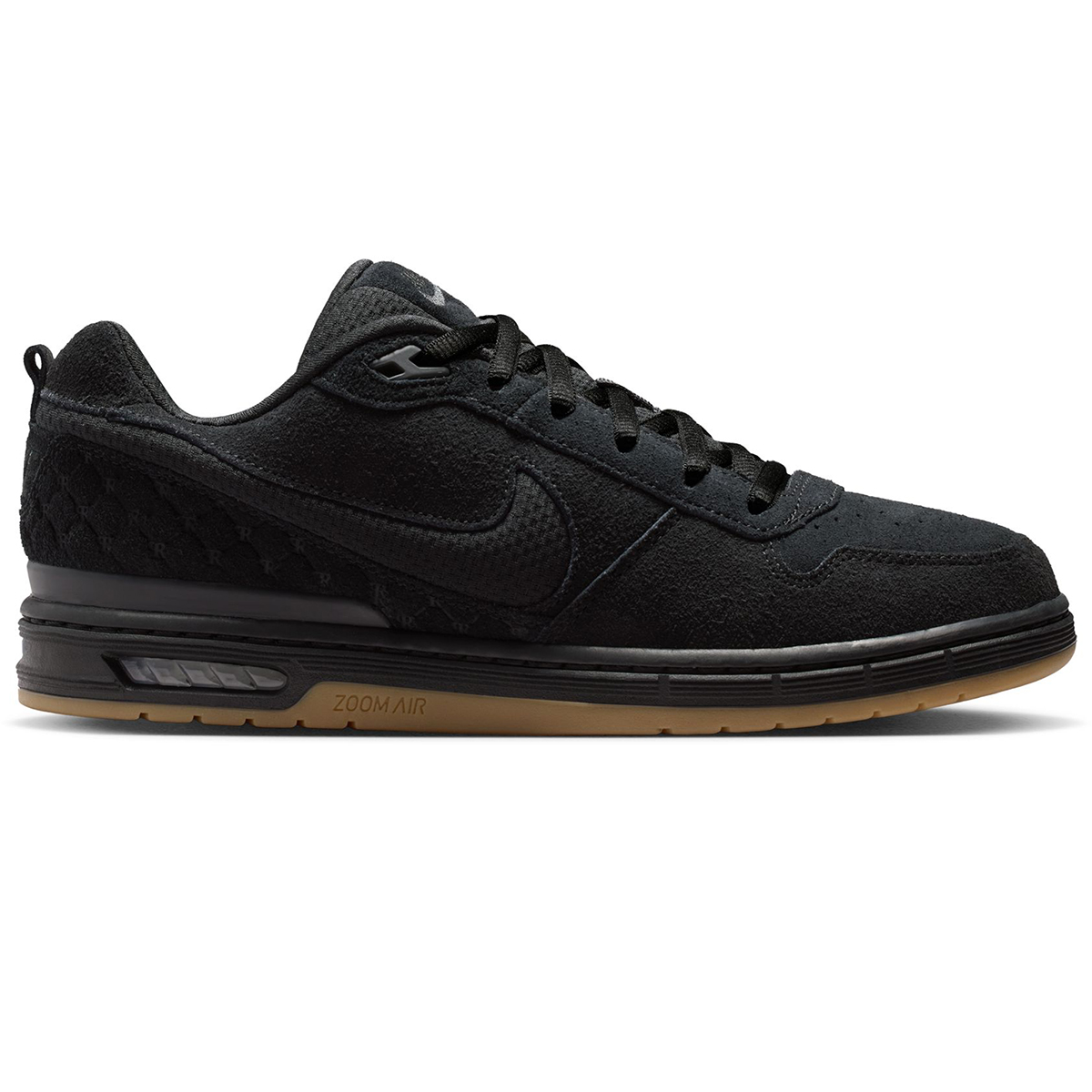 Nike SB Paul Rodriguez Zoom Air Low Black/Black-Black-Gum Lt Brown-Anthracite
