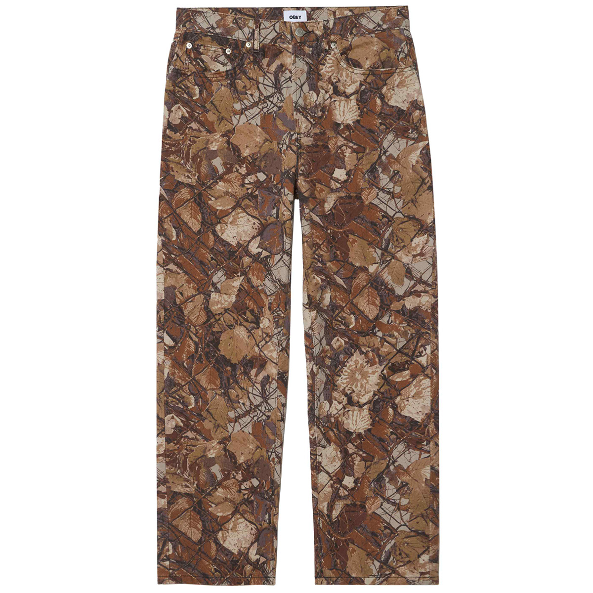 Obey Classic Baggy Denim Pant Fence Camo