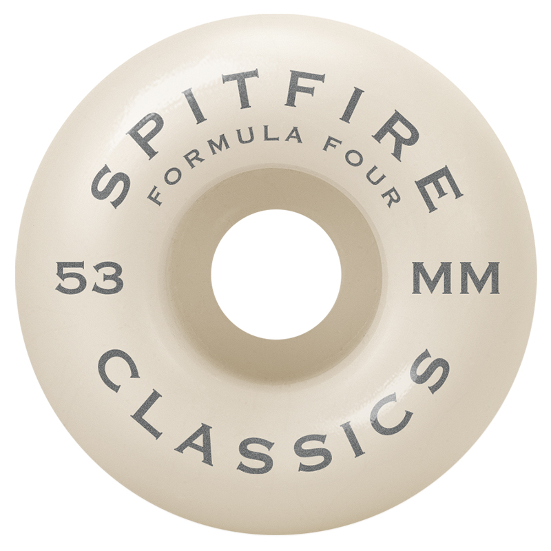 Spitfire Formula Four Classic Wheels Natural/Orange 99D 53mm