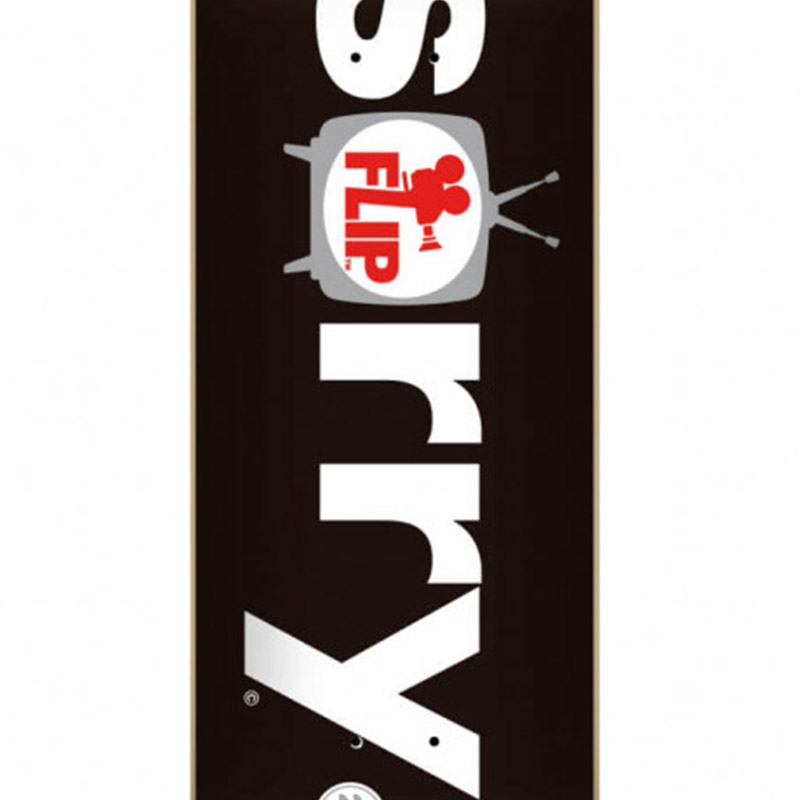 Flip Sorry 20th Anniversary Black Skateboard Deck 8.0 Flip Sorry 20th Anniversary Black Skateboard Deck 8.0